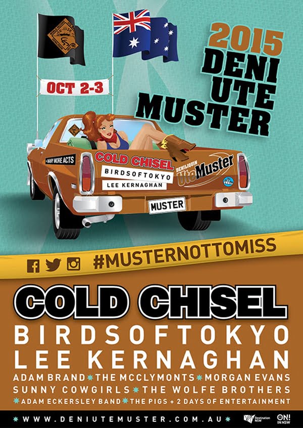2015 Deni Ute Muster final event poster
