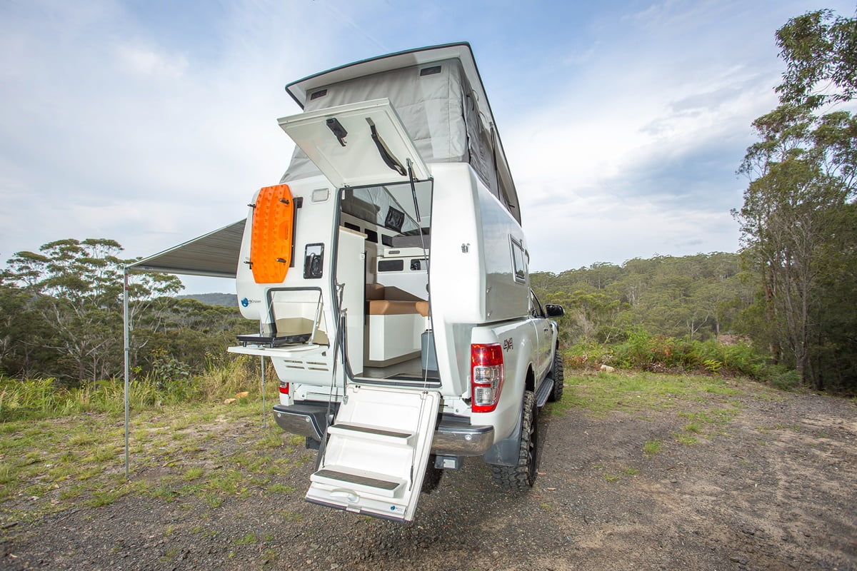 The Express XPS slide-on camper unit brings all the well proven go-anywhere characteristics of the ultimate Earthcruiser camper design to vehicle owners looking for the versatility of using their own base vehicle to experience the ultimate travel experience.