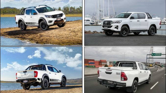 2020 Navara N-TREK VS HiLux Rogue comparison Exterior