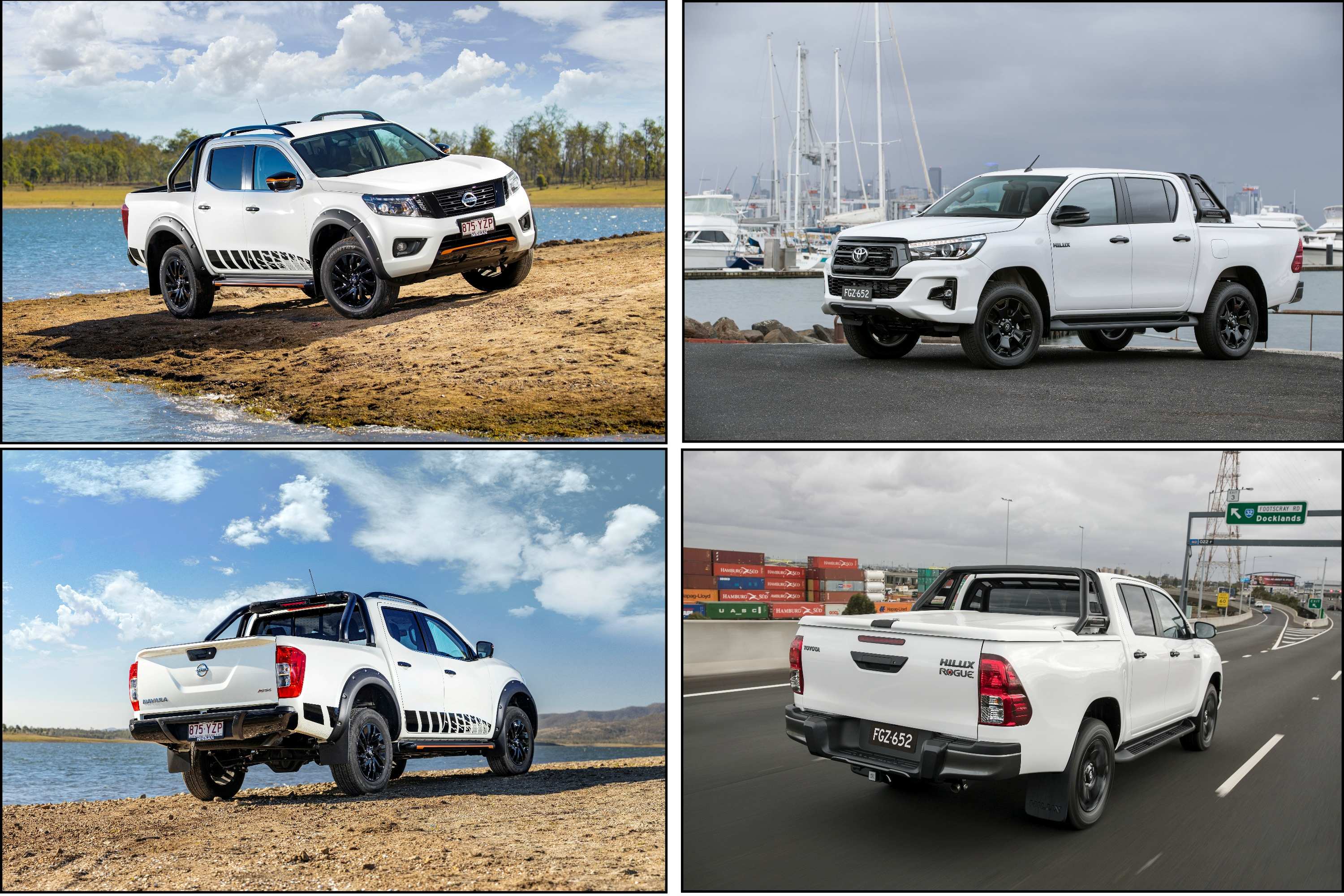 2020 Navara N-TREK VS HiLux Rogue comparison Exterior