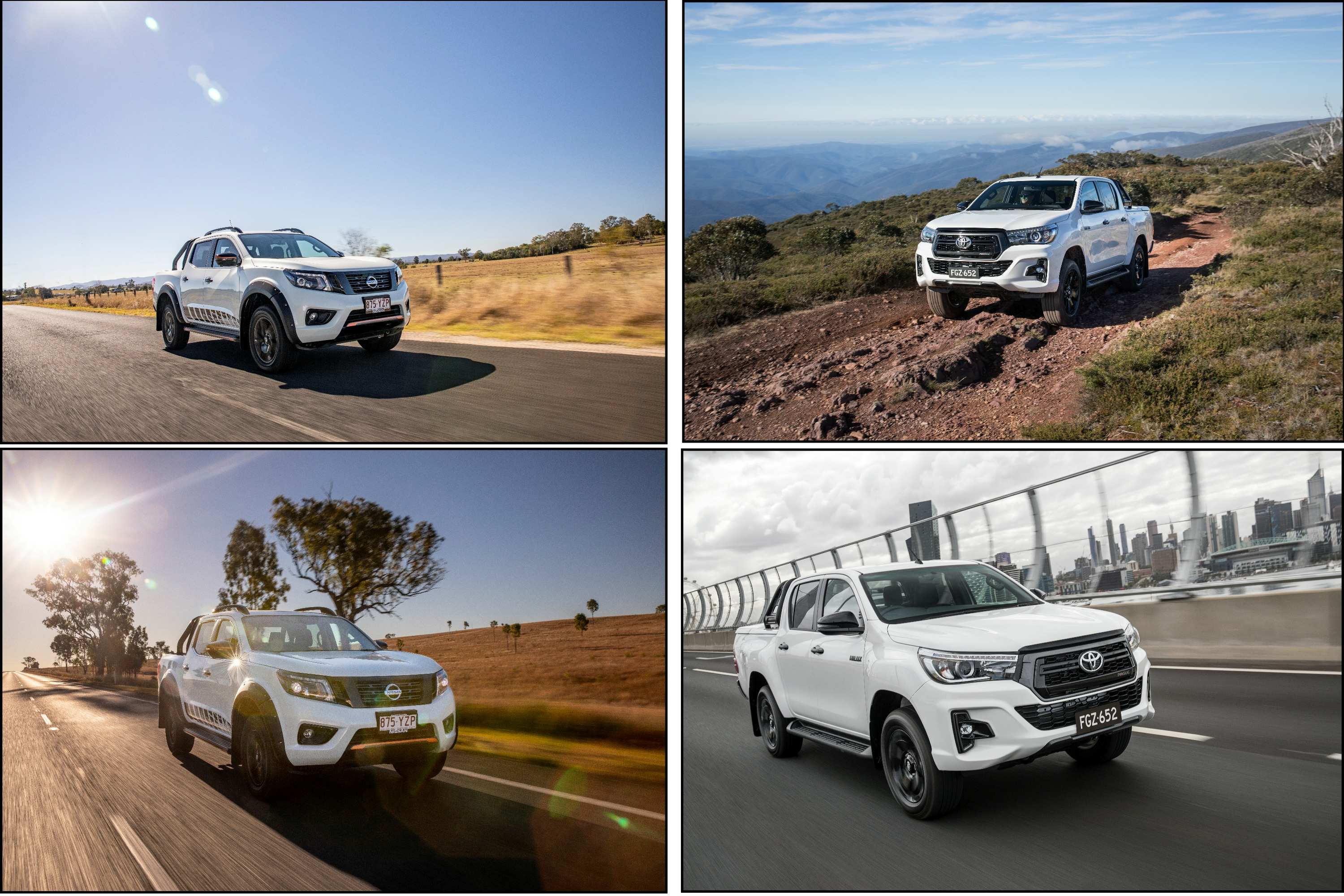 2020 Navara N-TREK VS HiLux Rogue comparison driving