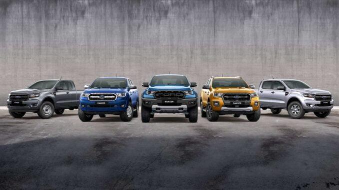 2020 Ford Ranger Range