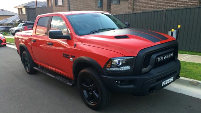 RAM 1500 Warlock front qtr