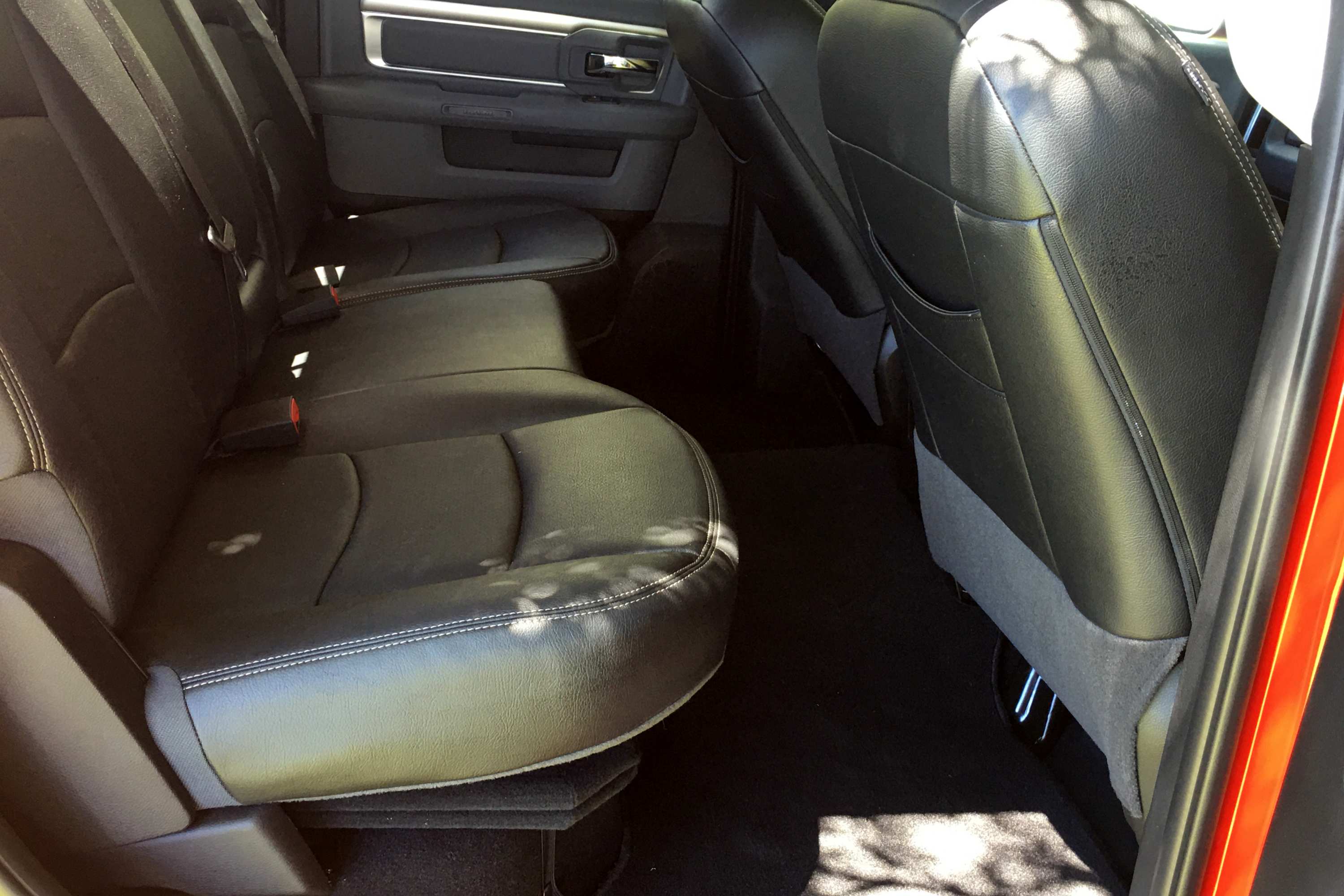 RAM 1500 Warlock rear seats