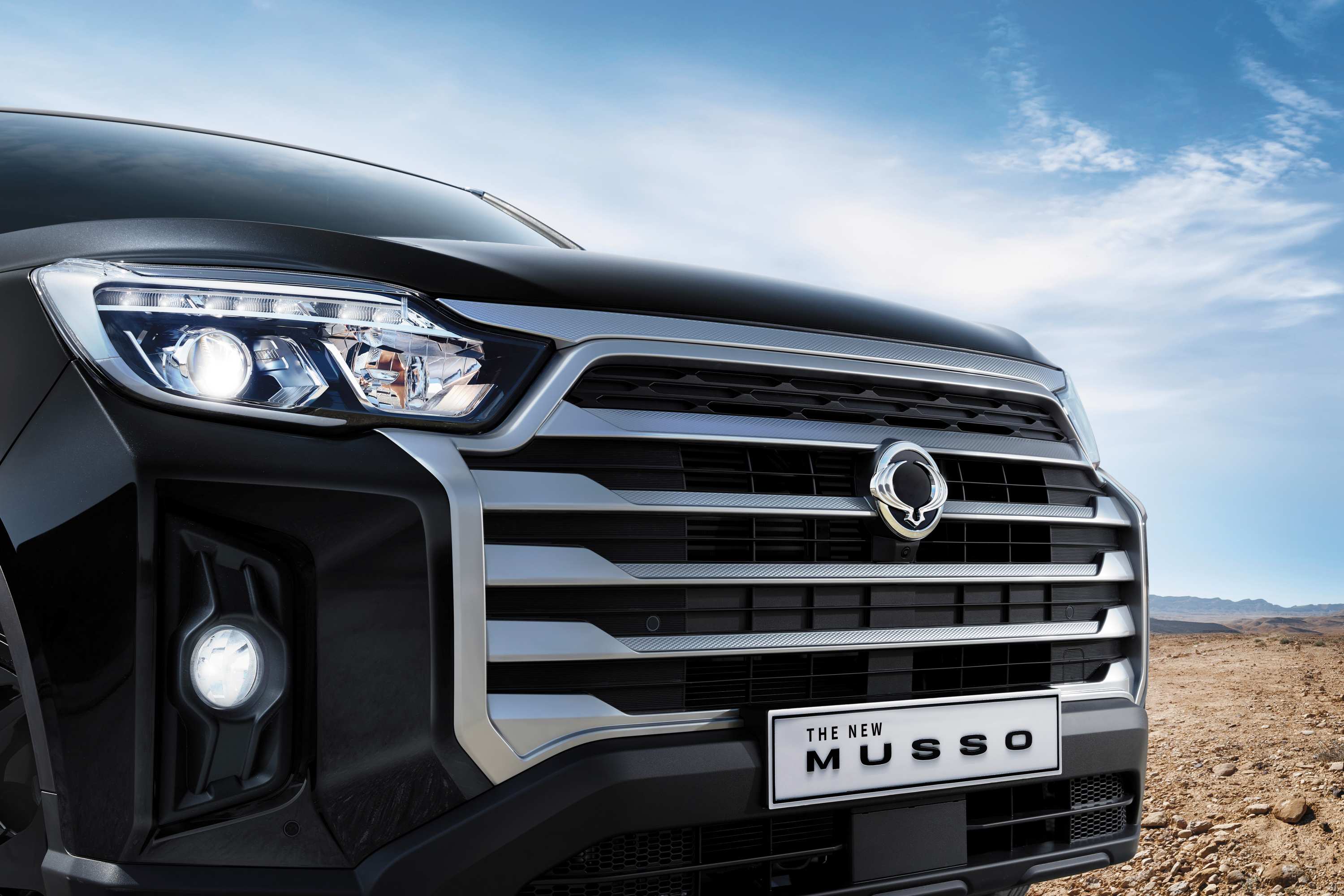 2021 Musso 4x4 dual cab Ute with a striking new front end design, new wheel designs and rear LED lighting.