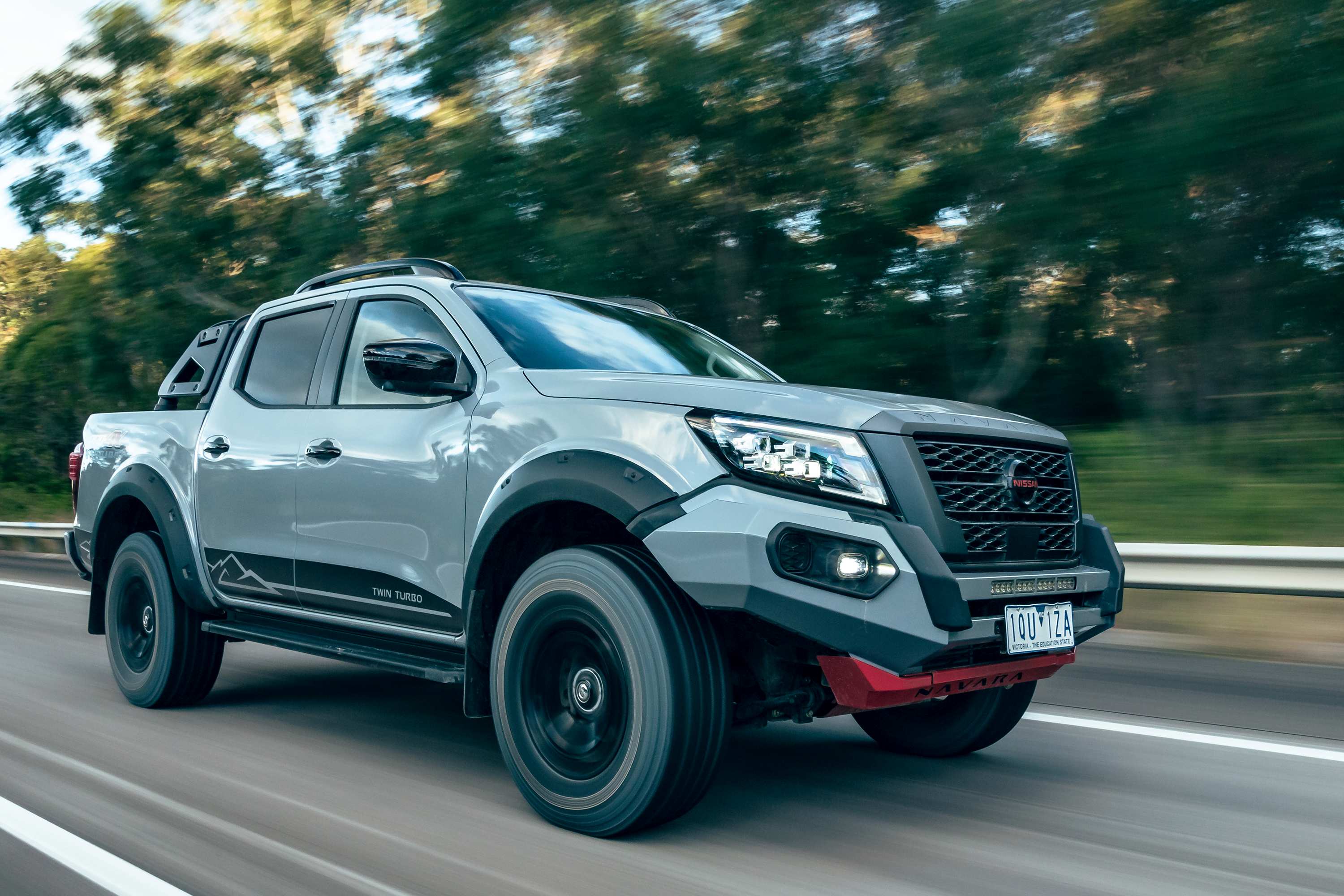 Nissan Navara Pro 4X Warrior front qtr