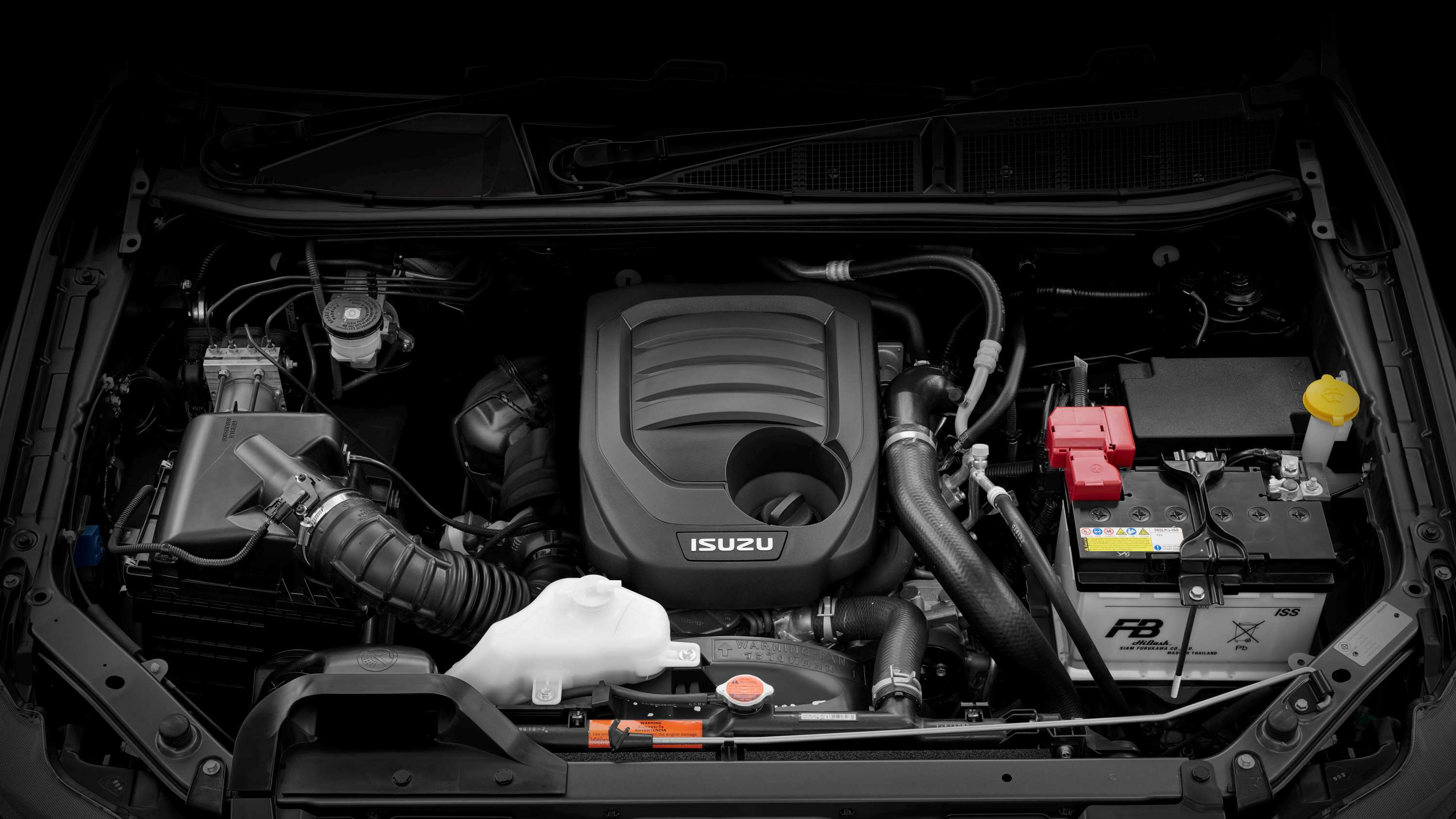 22MY Isuzu D-MAX 1.9L Engine Bay.