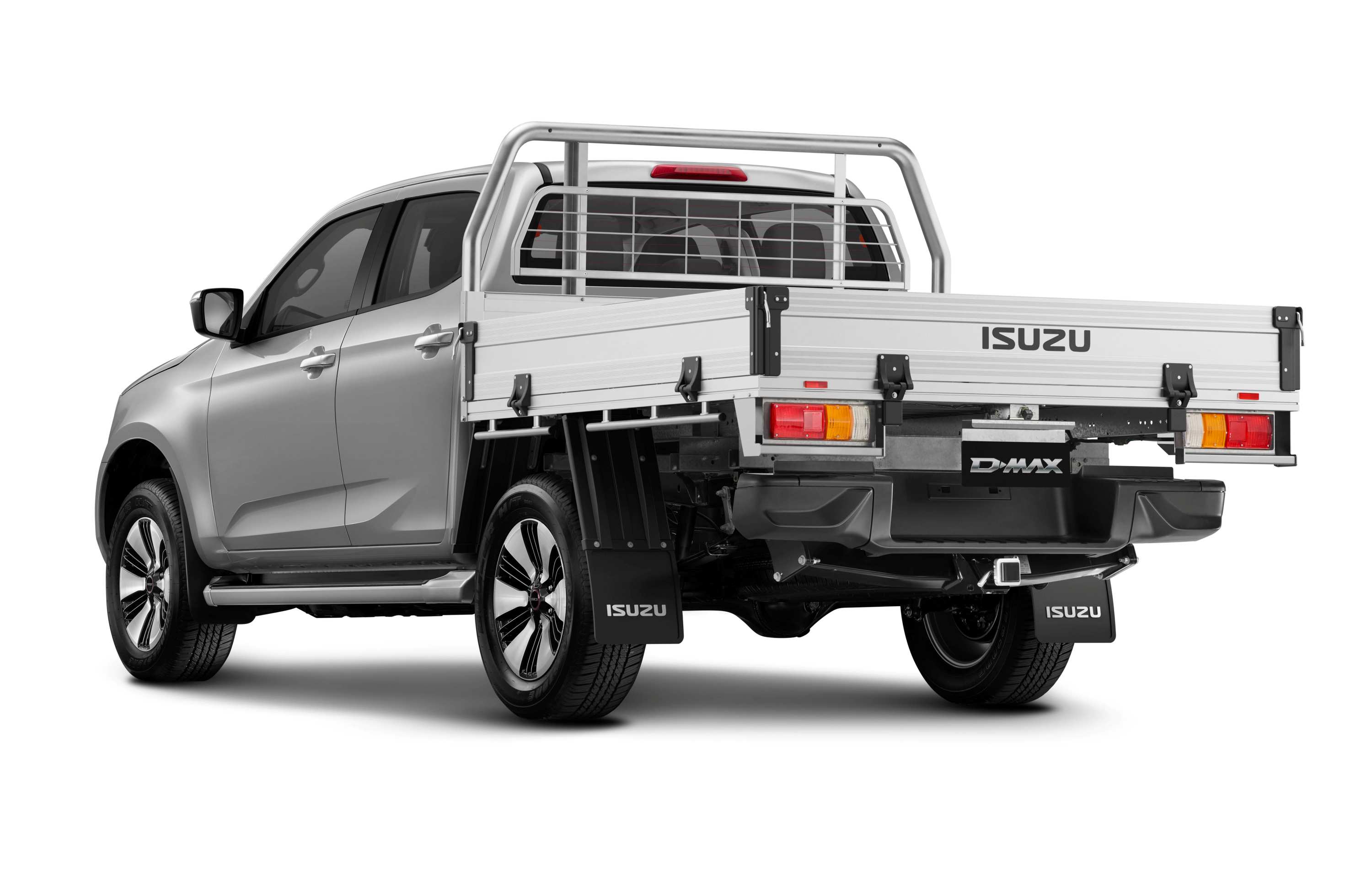 22MY Isuzu D-MAX 4x4 LS-U Crew Cab Chassis Heavy Duty Alloy and Tow Bar Receiver.