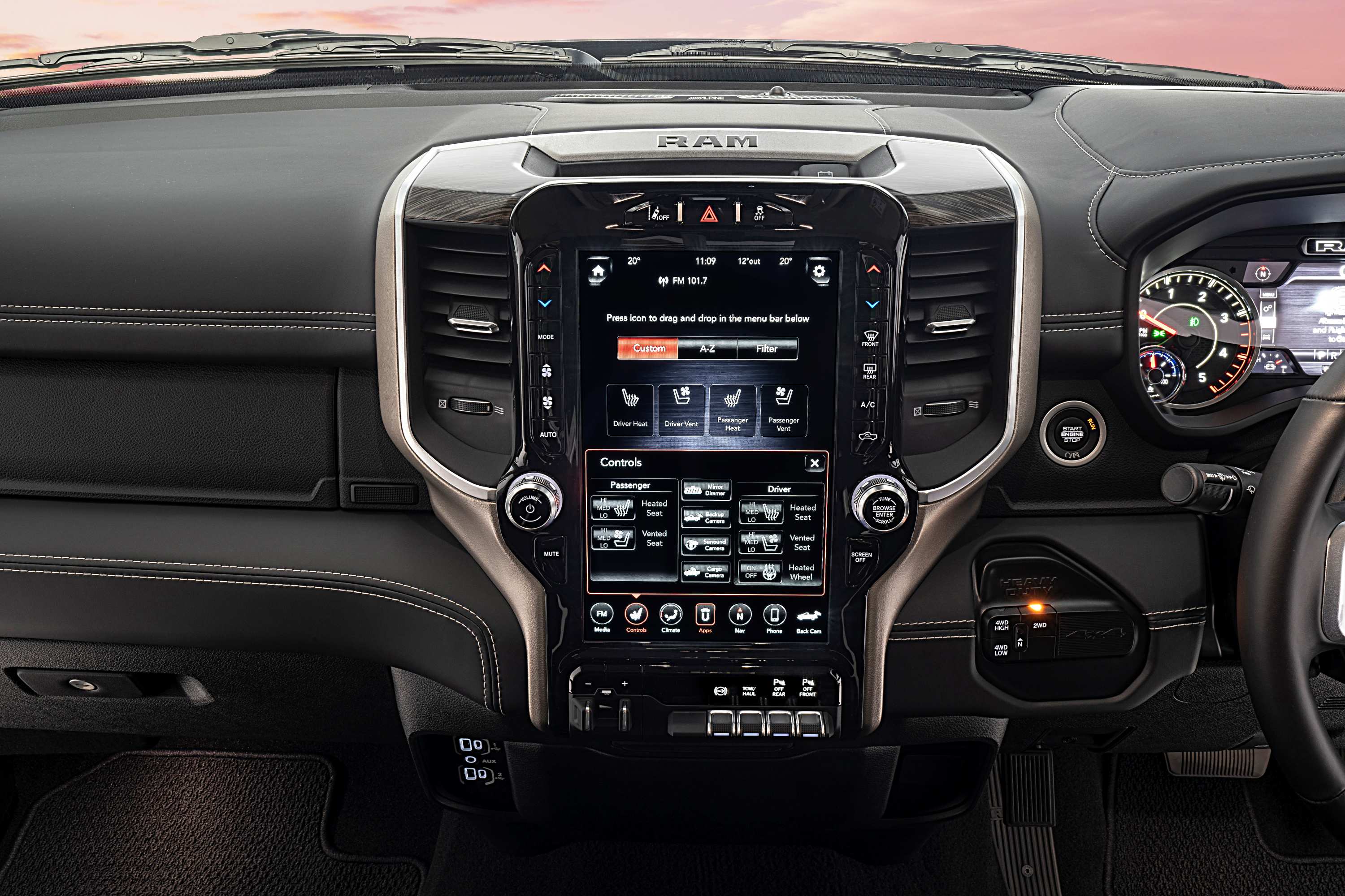 2021 RAM 2500 interior 4