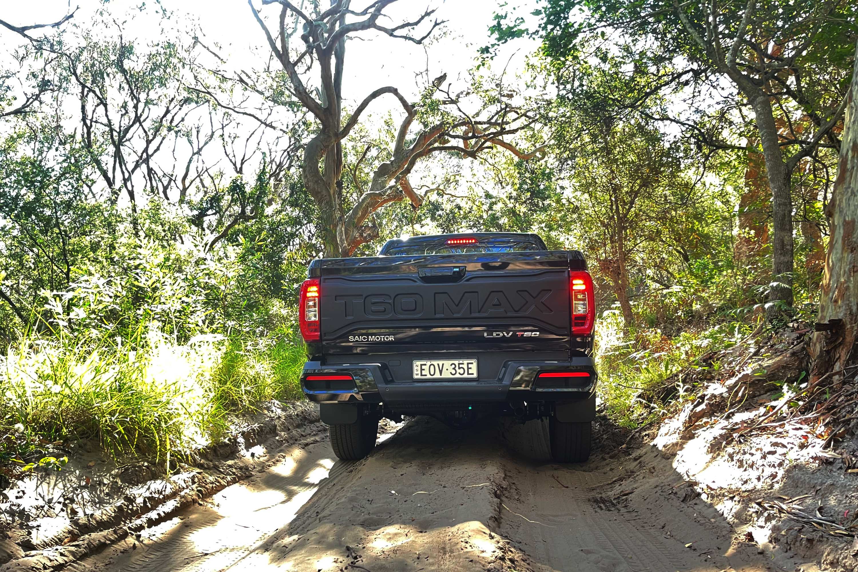 LDV T60 MAX MY22 Pro rear on 4wd track 2nd