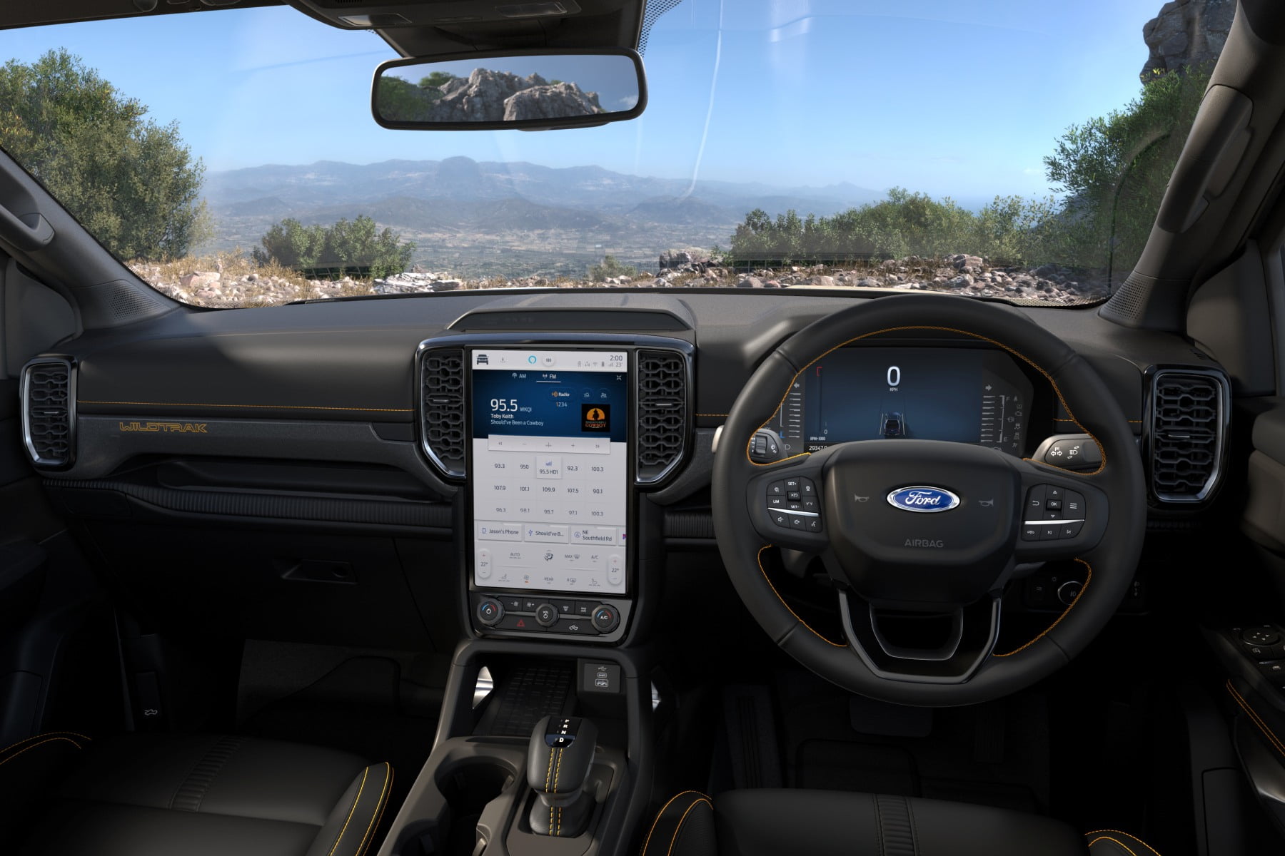 2023 Ford Ranger_Wildtrak_interior 2