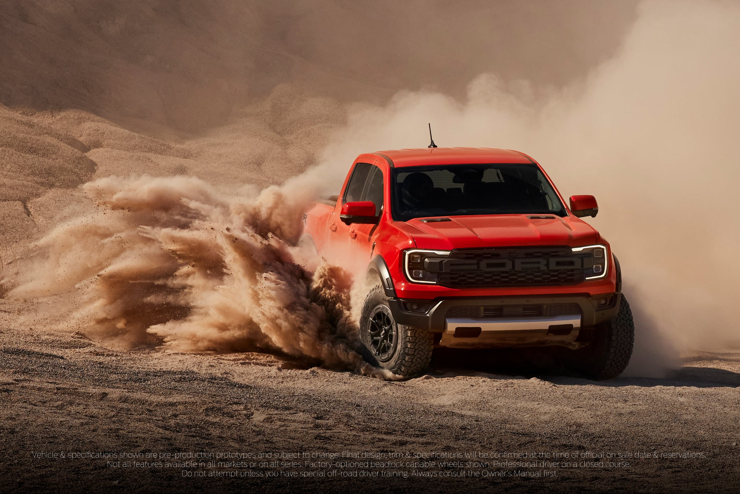 2022 Ford Ranger Raptor driving