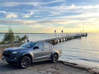 2023 Isuzu D-Max X-Terrain front quarter on boat ramp
