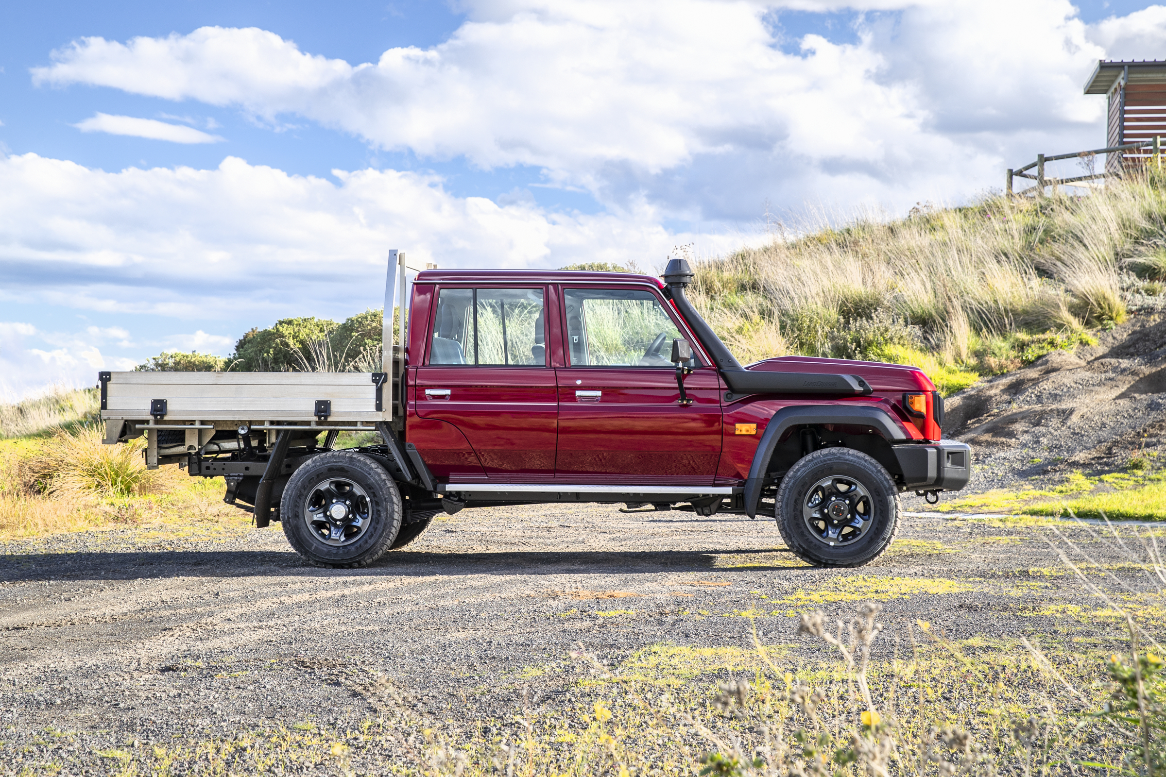 2024 Toyota LandCruiser Series 70. Global Reveal. Pre-production model shown.