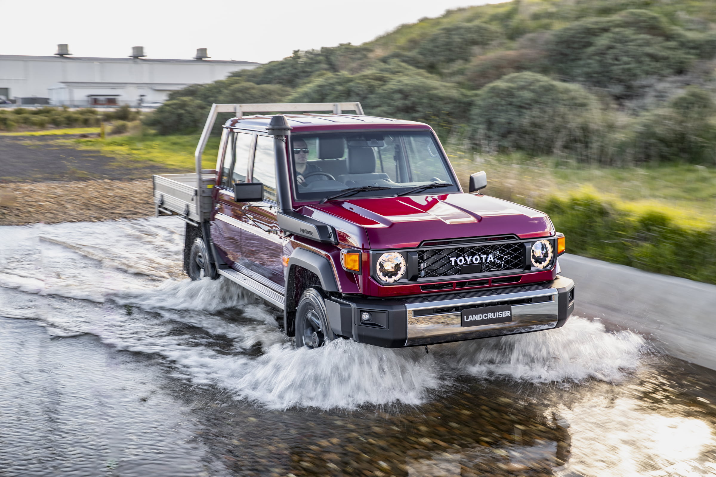 2024 Toyota LandCruiser Series 70. Global Reveal. Pre-production model shown.