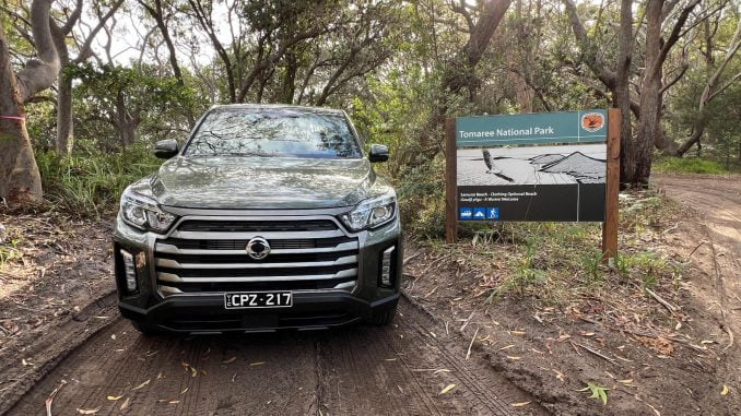 SsangYong Musso Adventure XLV Ute bonnet and grill 1