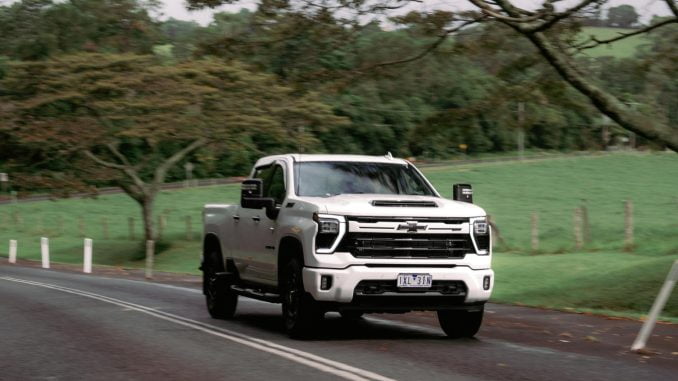 2024 Chevrolet Silverado 2500 HD driving 1