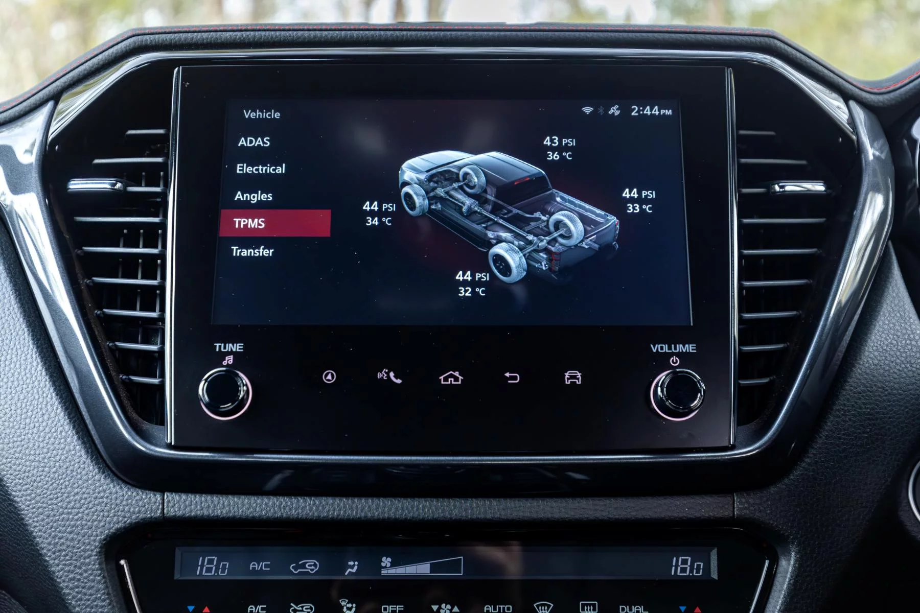2024 24MY D-MAX X-TERRAIN Tyre pressure monitor system