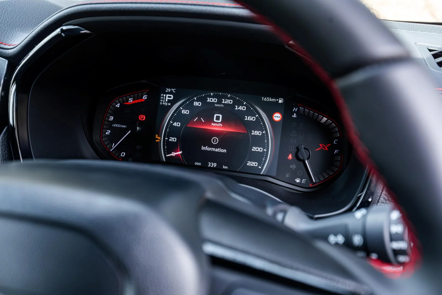 2024 D-MAX X-TERRAIN drivers instrument cluster