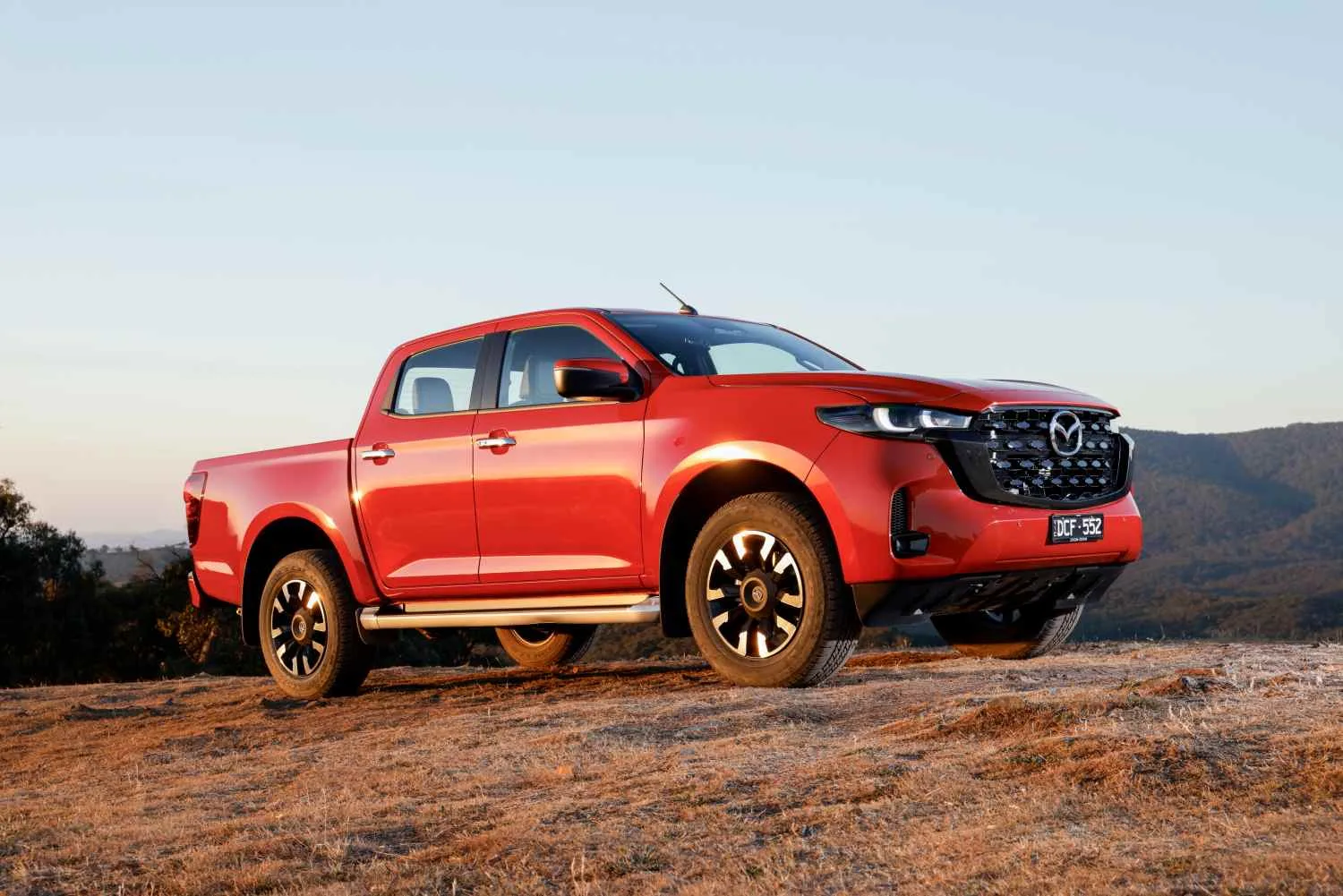 2025 Mazda BT-50 GT front quarter exterior 1