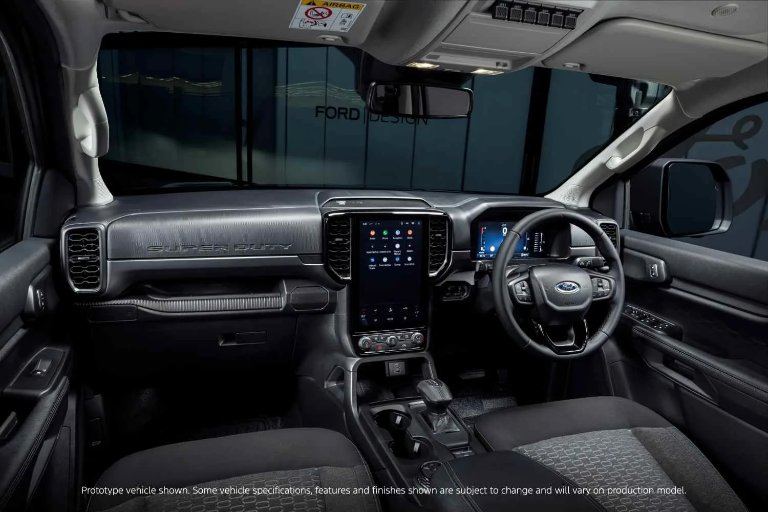 Ford Ranger SuperDuty _Driver Comfort_Interior front