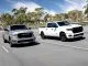 2025 Ram 1500 Limited (white) and Laramie Sport (silver) 100