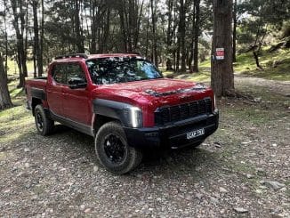 KIA - TASMAN_X-Pro red front