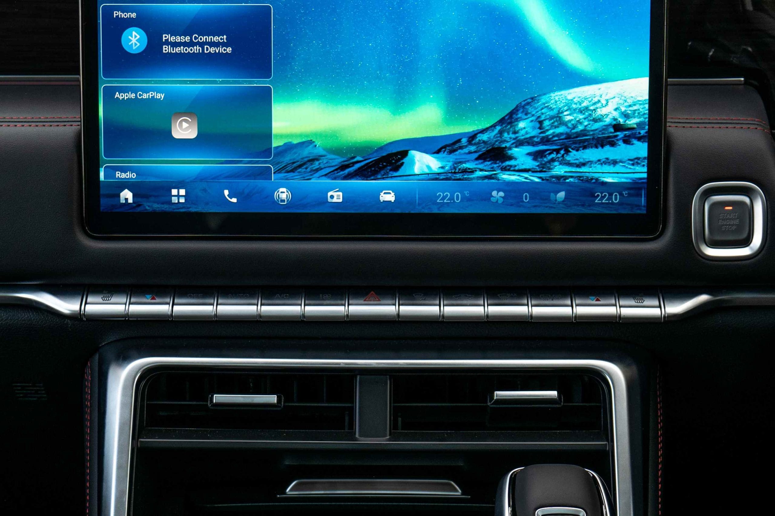 FOTON Tunland central screen buttons 11