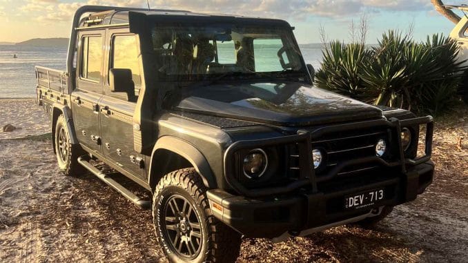 INEOS Grenadier Quartermaster front end at beach 1