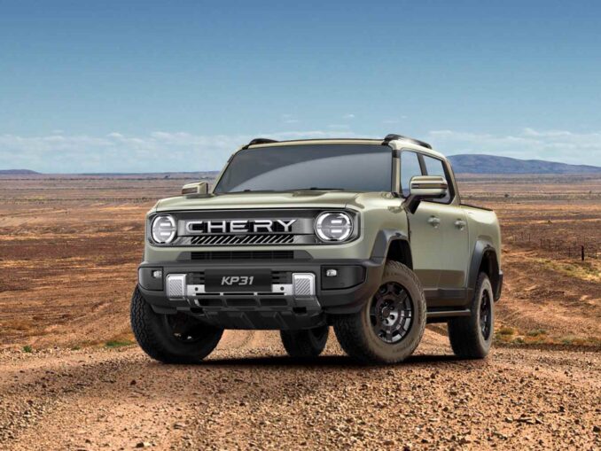 Chery Stockman PHEV Ute exterior LHD 1