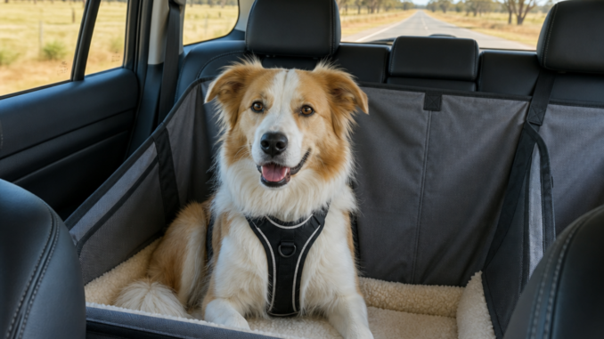 Pup in car 1