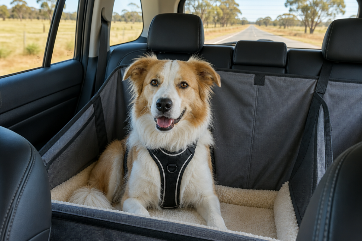 Pup in car 1